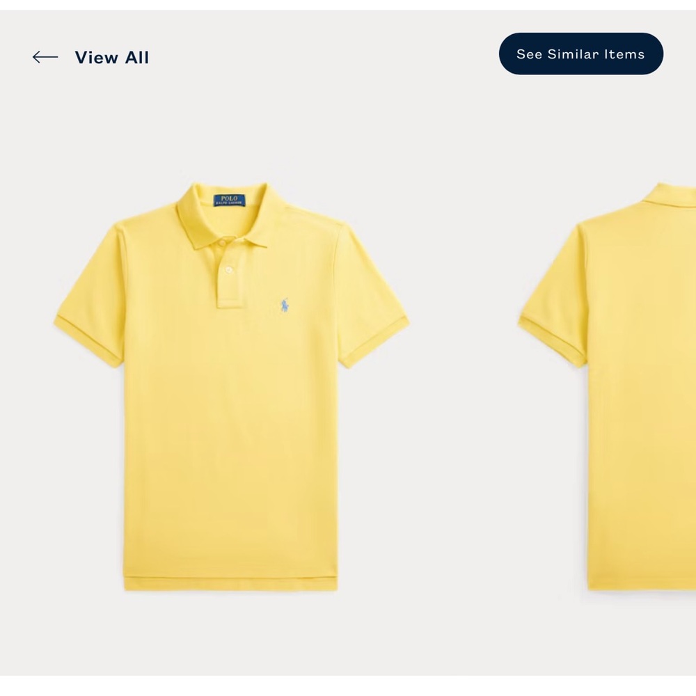 Yellow Polo Shirt